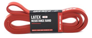Gorletic Bandas de Resistencia Elásticas – Set de 3 Bandas de Látex con Diferentes Niveles (Ligera, Media, Semi-Dura) – Entrenamiento Fuerza, Calistenia, Dominadas