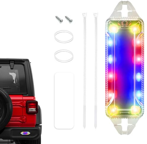 Feux Stroboscopiques Pour Véhicules,Petites Lumières Clignotantes pour Véhicules,Anti-Collision Imperméable Avertissement Sécurité | pour Moto Voiture Nuit Conduite Cyclisme