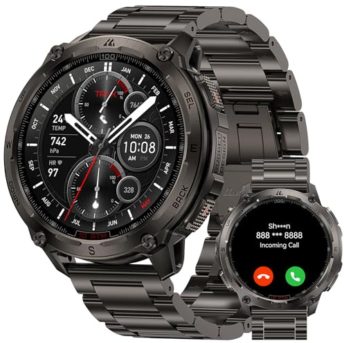 KOSPET Tank T4 Special Edition, Montre Connectée Homme, GPS, Bracelet Acier