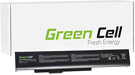 Green Cell Standard Serie A32-A15 MSI CR640 CX640 Laptop Akku für Medion Akoya E6221 E7220 E7222 P6634 P6815, Fujitsu LifeBook N532 NH532 (6 Zellen 4400mAh 10.8V Schwarz)