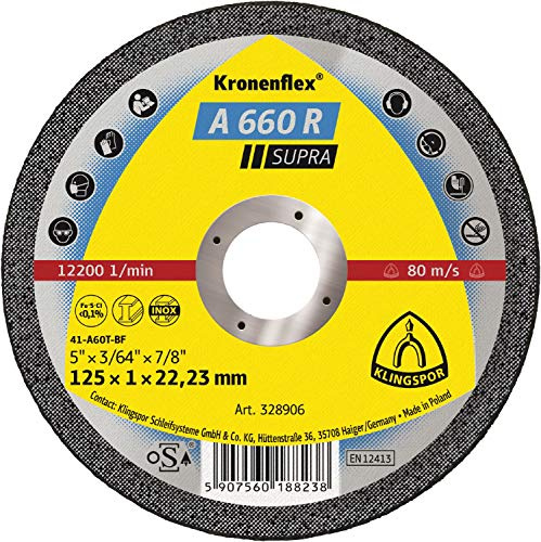 25 Stück Trennscheiben 115x1x22,23 mm A 660 R 328905