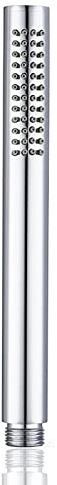 Oupukle Handbrause Wassersparend Duschkopf Hochdruck Messing 48 Anti-kalk Duschbrause Chrome mit 1 Strahlarten (Rund)