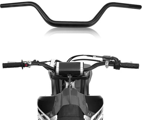 Manubrio universale per moto 1 1/8 28mm Manubrio basso per CRF YZF KLX DRZ KX RM SX EXC XC 85 125 250 300 350 450 Dirt Bike ATV Motocross - Nero