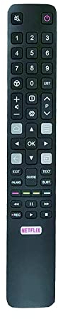 Ersatz Fernbedienung TCL RC802N für TCL Smart Fernseher passend für TCL Fernbedienung smart tv