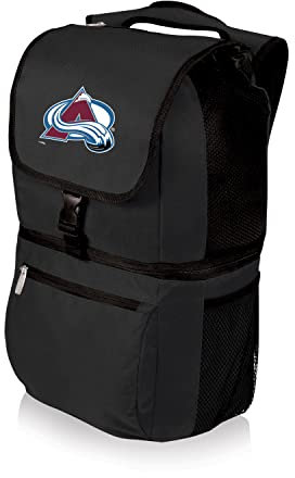 PICNIC TIME Unisex-Erwachsene NHL Zuma Kühler Soft Rucksack Lunch Cooler, Schwarz, 11.0 x 7.0 x 19.0