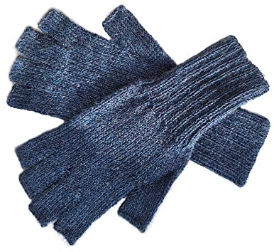 Posh Gear Alpaka Handschuhe Guantiless Fingerhandschuhe Damen Herren aus 100% Alpakawolle