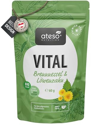 Bio Detox Tee – mit Brennnessel, Löwenzahn & weiteren Kräutern– Gewichtsverlust Kräutertee für Detox-Phasen – mit Bitterstoffen - biozertifiziert, vegan & ohne Zusätze – lose 60 g Beutel