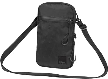 Jack Wolfskin Unisex – Erwachsene WANDERMOOD Phone Pouch Brustbeutel, Granite Black, ONE Size