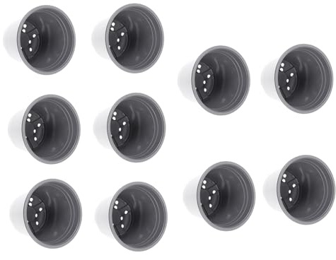 ABOOFAN 10 Pezzi Vaso per piantine bicolore piantare la coppa del vivaio secchio per piantine vasi per piante vaso da giardinaggio in plastica contenitori per piantare Riutilizzabile