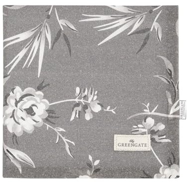 GreenGate Aslaug Stoffserviette Dark Grey 40x40cm