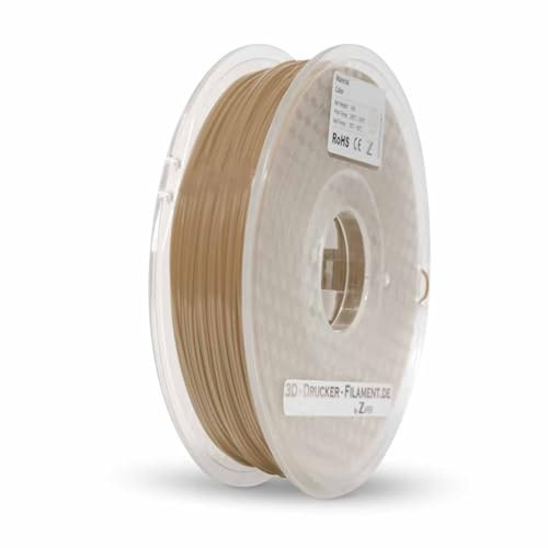 Z3D® HOLZ 1,75mm HOLZ-BAMBUS 500g 3D Drucker Filament - hochwertig, Holzoptik durch Holzpartikel, leicht zu drucken, ideal für Dekoration, Modelle & Prototypen