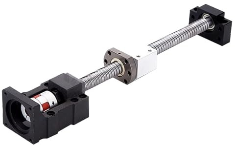 Vite a ricircolo di sfere CNC a movimento lineare Kit vite a ricircolo di sfere C7 con dado singolo + BF15 + DSG20H + accoppiamento + supporto motore HM15-57 SFU2010 L300-500mm for parte stampante 3d(