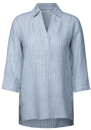 Cecil Camicetta da donna in lino B345360, Chambray per Sempre Blu, S