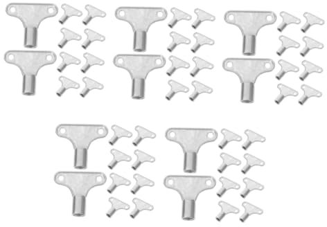 NUOBESTY 50pcs Plumbing Bleeding Tool Radiator Key Air Vent Keys Enhanced Performance for Multiple Radiators