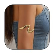 YANCHUN Bracciale da braccio in oro per la parte superiore del braccio, braccialetto a strati, regolabile, regalo per le donne, estate, spiaggia, abiti essenziali, gioielli, articoli alla moda, regali