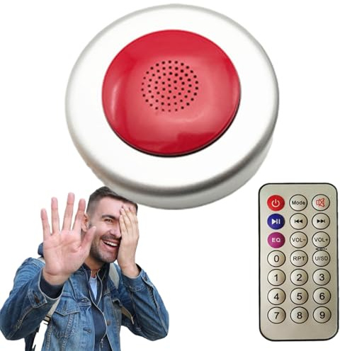 Fart Sounds Maker Remote - 50 Box de Sonido Realista, Dispositivo de Broma inalámbrica, generador de Ruido con Rango de 32.8 pies | Comedia Gag Toy Add para Familiares, April Fools Entertainme