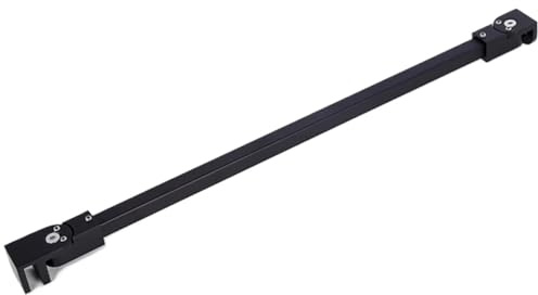 Barre De Fixation Pour Paroi De Douche Barre de support douche en acier inoxydable 304 for porte salle bain, tige fixe, pince, clip d'angle réglable verre-mur(Color 6,Length 600mm)