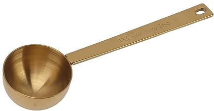 Misurino per caffè in acciaio inossidabile con manico lungo per frutta e latte in polvere (30 ml)