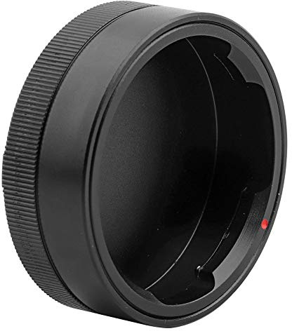 UTYDPLKHG Professional Metal Rear Lens Cap for Leica M Mount Camera Lenses, Durable Alloy Rear Cap, Protective Cover for Digital Camera Camcorder Lens, Lightweight and Compact Design for EAS (Black)