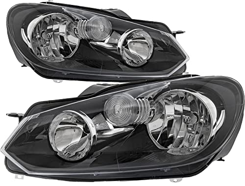 Halogen Scheinwerfer Set 6 09.08-> H15/H7 mit Motor typ Hella