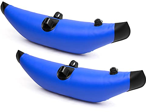 Lixada 2 Stück Kajak PVC Aufblasbarer Ausleger Schwimmer Kajak Boot Angeln Stehender Schwimmer Stabilisator