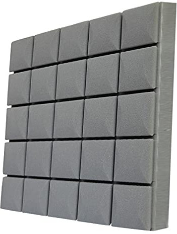 Isolation Phonique Mur De Coton Insonorisant En Coton Chambre à Coucher Ménage Intérieur 10 Pièces Matériau D'isolation Phonique Insonorisant Coton Autocollant Mural Autocollant(Color:gris)