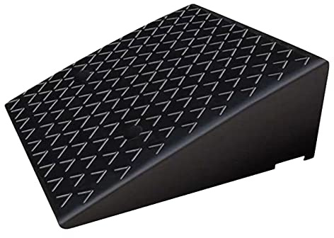 Heavy Duty Plastic Kerb Ramp, Portable Threshold Ramp for 6-8CM Height Step, for Car Caravan Trailer Wheelchair Disabled Acces
