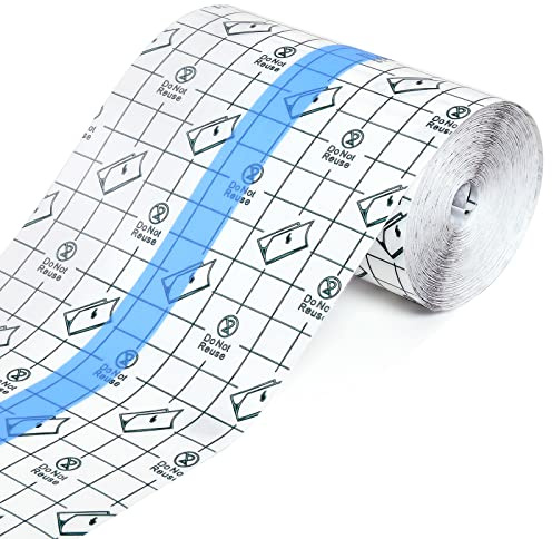OBTANIM Transparent Waterproof Stretch Clear Adhesive Film Bandage Skin Dressing Tape for Tattoo Aftercare (4 x 394 Inch)