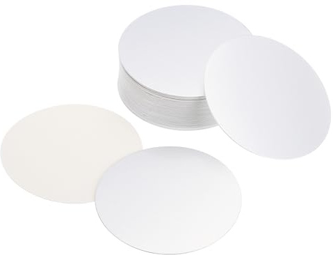 PATIKIL 50 Pack 83mm/3.27 Aluminium-Folie Cap Liner Versiegelung | resistent Tamper Induktion Heat Sealer, für PET-Kunststoff-Flasche Glas-Deckel, Liner