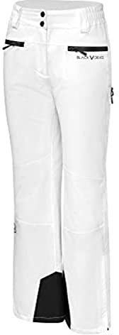 Black Crevice Damen Skihose I Wasser- & Winddichte Damen-Skihose I Atmungsaktive Schneehose Damen I Hochwertige Skihose Damen aus 100% Polyester I Figurschmeichelnde Skihose für Damen