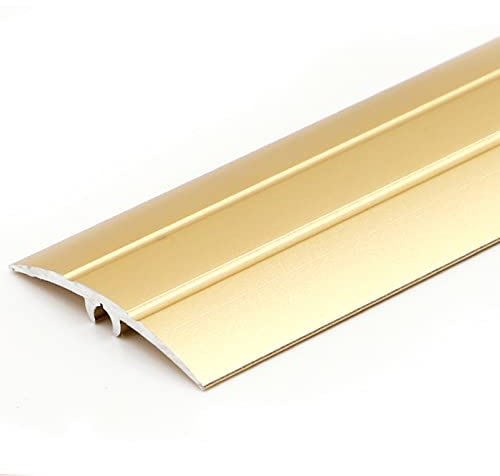 Floor Transition Strips,T Molding Transition Strip, Black Gold Grey Red White, 36 Laminate Flooring Doorway Vinyl Wood Floor Reducer Flute Aluminum Alloy, Arch