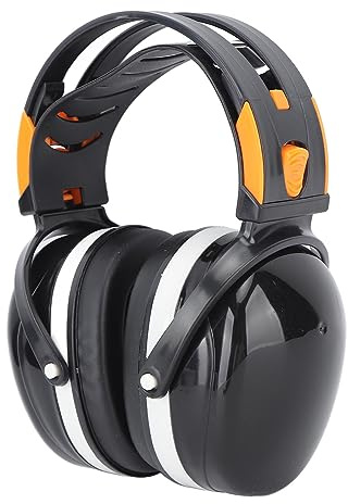 Luqeeg Soundproof Earmuffs, Noise Cancelling Earmuffs, 30db Noise Reduction, Hearing Protection Ear Muffs for Shooting, Mowing, Autism, Sleeping