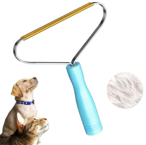 Fluff Off! Pet Hair Remover - Deep Cleaning Brush for Dog and Cat Hair - Ergonomic Handle Design - Efficient Lint Roller for Furniture, Couch, Car, Carpet, Pet Bed and Rug
