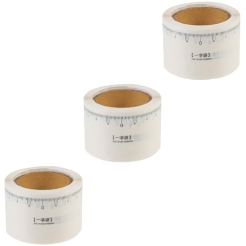 FRCOLOR 3rollen Roll Augenbrauen-messschablonen Aufkleber Für Präzise Augenbrauenformen Für Anfänger Einer Selbstklebend Und Einfach Anzuwenden