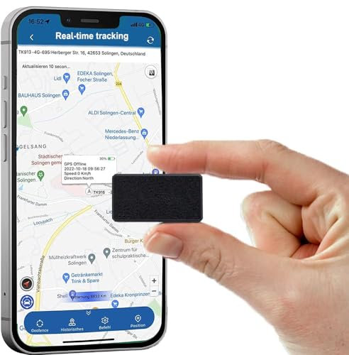 Zeerkeer GPS Tracker Localizador GPS 4G Micro Seguimiento Compacto y Portátil | Dispositivo de Alarma | Soporte Magnético | IPX65 Impermeable | Sin Cuota Mensual para Coche Motocicleta Niños TK901