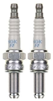 2x Zündkerze CR8EKB – passend für Aprilia SXV/RXV/MXV 450/550, Peugeot Jet-Force 125, Vespa GTS 300, Piaggio Beverly MP3 – Zündkerzen Set für Roller Motorrad