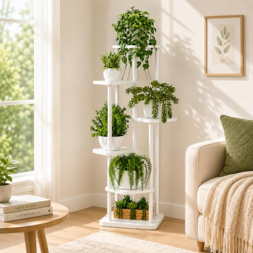 Infant Shining Pflanzenständer, für drinnen und draußen für mehrere Pflanzen, multifunktionaler Pflanzenständer, geeignet für Wohnzimmer, Badezimmer, Balkon