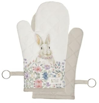 Guanto da forno Pasquale Nuvole di Stoffa Bunny Shabby Chic decoro pasqua 6691