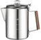 Caffettiera da caffè - Macchina da caffè Percolatore in acciaio inossidabile,Macchina commerciale in acciaio inossidabile Design compatto per riunioni all'aperto, spiaggia, campeggio, auto, famiglia e