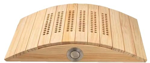 Moxa Box Outil de relaxation lombaire, étui en bois d'absinthe multi-trous, accessoire de bien-être portable, idéal pour femmes, hommes, à domicile, utilisation au spa, 36 x 7 x 28 cm