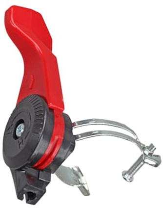 Guidon de motoculteur | Coupe-route de motoculteur | Levier de pouce de guidon | Pièces en alliage d'aluminium ABS pour motoculteur, outil de jardin, réparation d'accélérateur, pièces de rechange