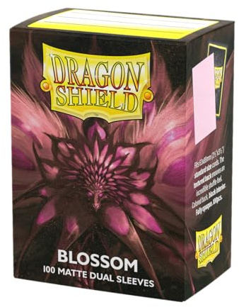 Dragon Shield | Matte Dual Standard Size Card Sleeves | 100 CT - Smooth & Tough Premium TCG Sleeves - Compatible with Pokemon, Flesh & Blood, One Piece & Magic The Gathering | Blossom