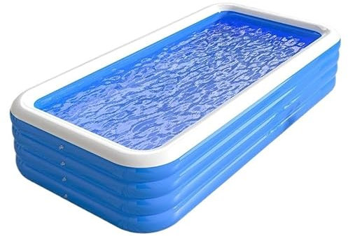 TUANZUN Piscine Enfant, Piscine Gonflable Enfant Grande pataugeoire Gonflable for Enfants, Adultes et Animaux domestiques - Piscine for Enfants - Portable, Durable et Pliable(1.2Rice Second Layer)