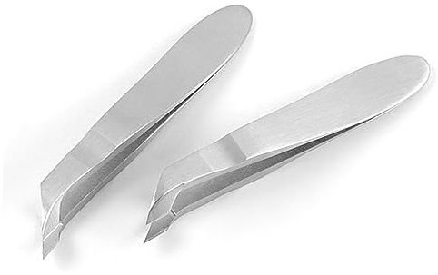Taglia Cuticole in Acciaio Inox Argento, Levaunghie Compatta | Uso Domestico e Salone, Leggero e Facile da Portare, per Manicure e Pedicure