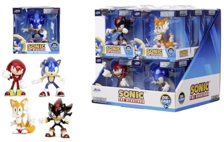Jada Toys 9385233300W01 - Sonic the Hedgehog Samlarfigur - Metall, 6 cm, Från 3 år