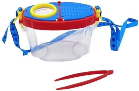 Faunarium Insektenbox Reptilienbehälterkoffer Reptilienaquariumtank for Den Transport Schnecken Terrarium(Blue)