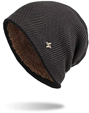 Berretto Invernale Uomo Donna, Berretto Uomo Pile Lavorato a Maglia Berretto Uomo Invernale Invernale Autunnale Berretto Beanie In Lana Con Fodera In Pile Cappello Elegante Berretti In Maglia Cappelli