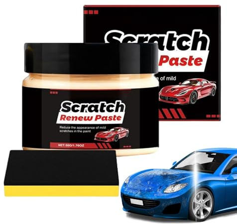 Auto Kratzer Entferner - 50g Beschichtungspaste,Inklusive Autowachs Für Kratzer - Für Die Entfernung Von Schlieren Und Die Pflege Von Stoßstangen Am