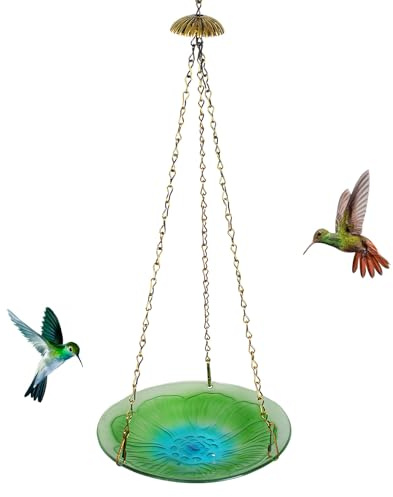 para Colibríes - Bandeja de Alimento Refinada como Elemento Decorativo | Estación de Alimentación de Aves - para Exterior Jardín Patio Porche y Parque