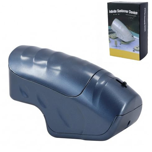 Asixxsix Guitar Sustainer, Handheld Infinite Sustain Effect Device with Ergonomic Grip and Portable Plastic Design for Electric Guitar Practice and Stage Performance